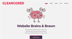 Desktop Screenshot of cleancoded.com