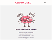 Tablet Screenshot of cleancoded.com
